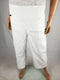 Alfani Women Comfort White Tummy Control Capri Cropped Pants Stretch Plus 20W