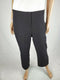 NEW Alfani Women Comfort Waist Black Capri Cropped Pants Stretch Plus 28W