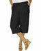 KAREN SCOTT Women's Black Pull on EDNA Capri Crop Pants Drawstring Comfort XL - evorr.com