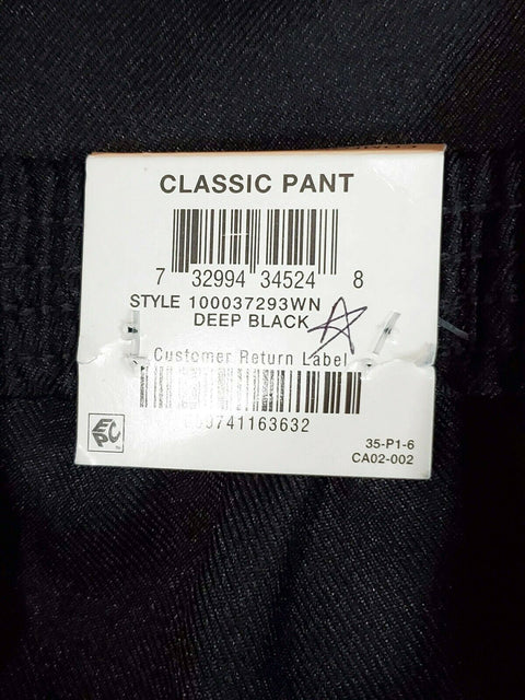 $59 KAREN SCOTT Women's Comfort Dress Pants Black Pull On Short Length Plus 2X