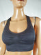 New Zone Pro Women's Sleeveless Black Comfy Exercise Sports Bra Size XL - evorr.com