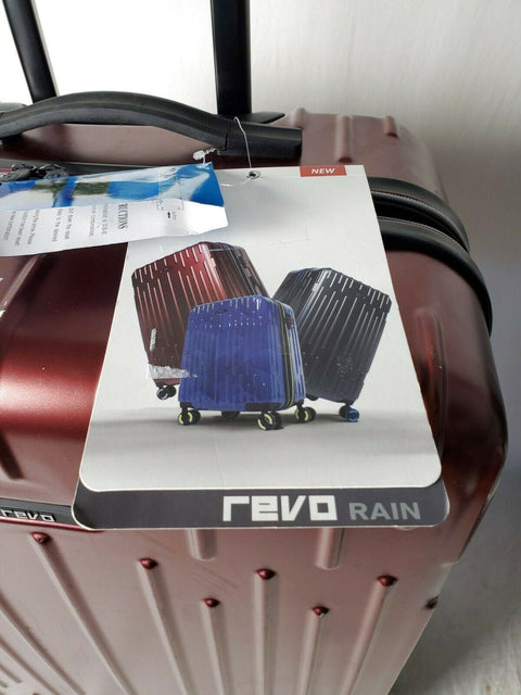 $200 Revo Rain 25" HardCase Expandable Spinner Wheel Suitcase Luggage TSA