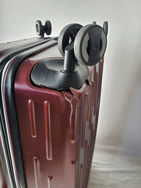 $200 Revo Rain 25" HardCase Expandable Spinner Wheel Suitcase Luggage TSA