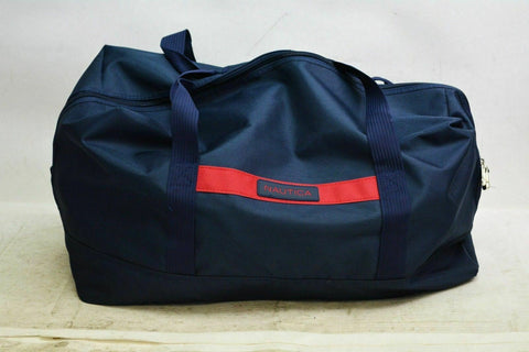 $460 New Nautica Oceanview 5 PC Luggage Set Spinner Suitcase Blue Red Soft