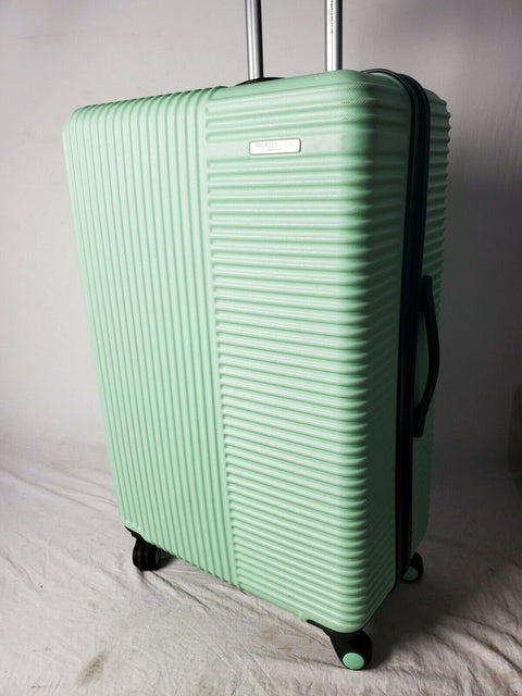 $340 Travelers Club Luggage Basette 28" Large Mint Hard Case Suitcase Check-In