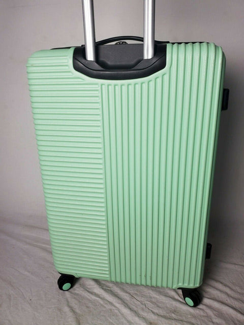 $340 Travelers Club Luggage Basette 28" Large Mint Hard Case Suitcase Check-In
