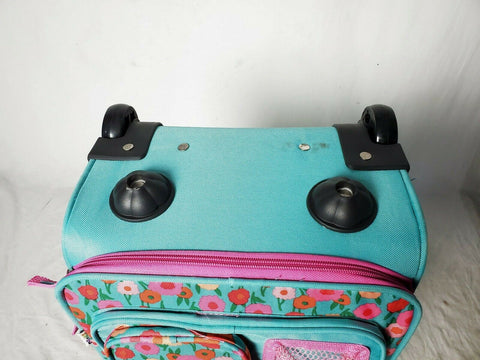 $160 Crckt Kids 2-Piece Printed Carry-On Suitcase Luggage & Backpack Set Pink