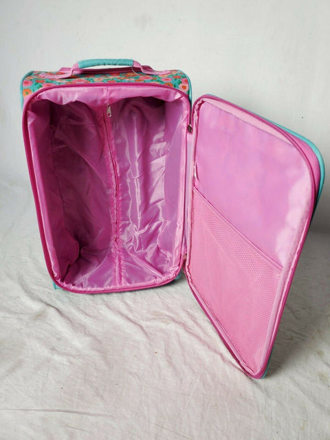$160 Crckt Kids 2-Piece Printed Carry-On Suitcase Luggage & Backpack Set Pink