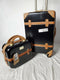 $400 NEW CHARIOT GATSBY 2PC HARDSIDE LUGGAGE SET BLACK CARRY ON