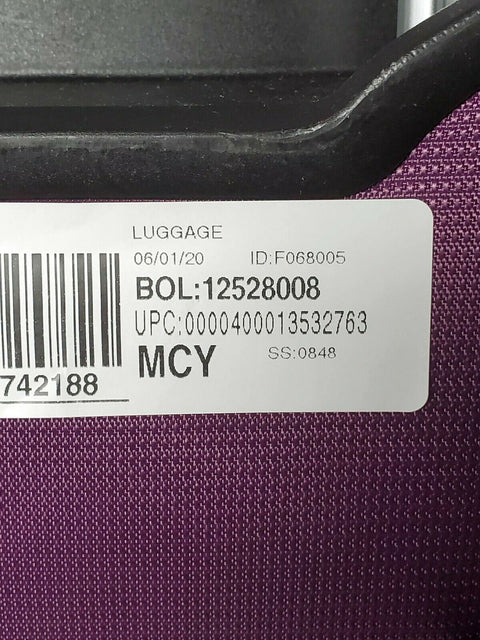 $360 New Travelpro Walkabout 4 29" Spinner Suitcase Luggage Purple Upright Soft