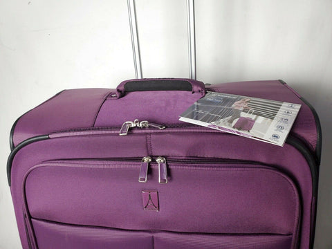 $360 New Travelpro Walkabout 4 29" Spinner Suitcase Luggage Purple Upright Soft