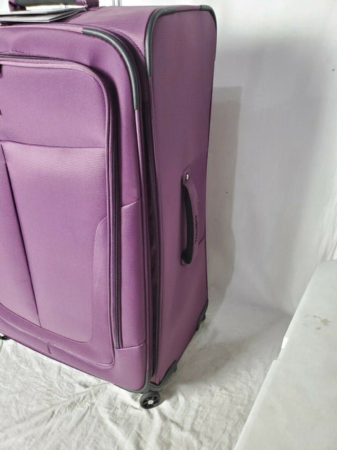 $360 New Travelpro Walkabout 4 29" Spinner Suitcase Luggage Purple Upright Soft