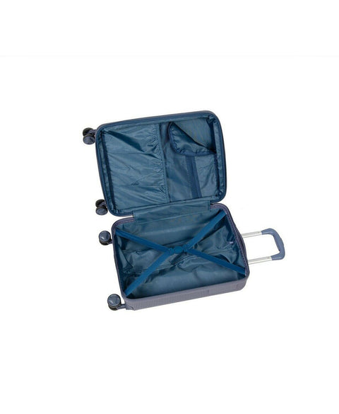 $240 New American Flyer 22" Carry On Hard case Luggage Suitcase Blue Kova