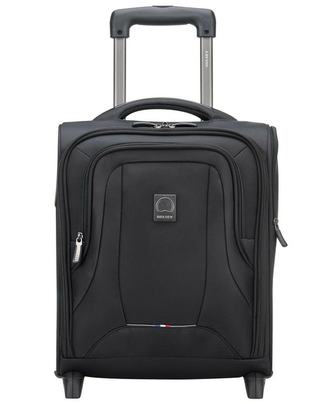 $200 New Delsey OptiMax Lite 17" 2-Wheeled Under-Seat Bag Luggage Black