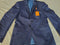 $650 New TALLIA Men's 2PC Blue Plaids Wool Suit Jacket Blazer 36S Pants 29W - evorr.com