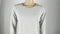 Calvin Klein Men's Crew-Neck Long-Sleeve Sleepwear Gray Logo Pullover T-Shirt XL