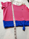 New TOMMY HILFIGER Sport Women Colorblock Hooded Knit Cropped Top Blouse Size M - evorr.com