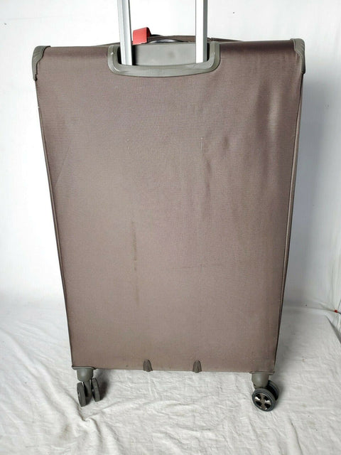 Delsey Helium 360 29" Expandable Spinner Suitcase Luggage Soft Mocha Green