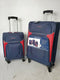 $460 New Nautica Oceanview 4 PC Luggage Set Spinner Suitcase Blue Red Soft