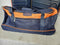 $500 Nautica Sea Tide 5-PC Hardside Luggage Set Blue Orange Travel Bag