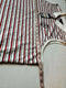 TOMMY HILFIGER Women White Striped 1/2 Zipper Sleeveless Polo Blouse Top Plus 3X - evorr.com