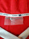 New TOMMY HILFIGER Women Red Sleeveless Hoodie Fitness Sweatshirt Top Size M - evorr.com