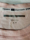 $79 TOMMY HILFIGER Women Pink Sport Logo Scoop Neck Short Sleeve Blouse Top S - evorr.com