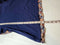 New Maison Jules Women Blue Printed Hem Flutter Sleeve Blouse Top Size 2XL - evorr.com