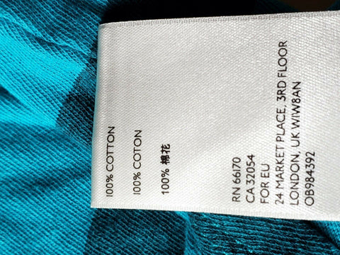 $108 New Free People Women's Sleeveless Blue Striped Twist Blouse Top Size L - evorr.com