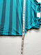$108 New Free People Women's Sleeveless Blue Striped Twist Blouse Top Size L - evorr.com