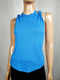 $108 New Free People Women's Sleeveless Blue Twisted Blouse Top Size S - evorr.com