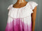 $108 New Free People Women's Short Sleeve Pink Dye Blouse Top Size S - evorr.com