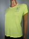 $108 New Free People Women's Sheer Lime Green Wipe Out Blouse Top Size XS