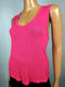 $108 New Free People Women's Sleeveless Pink Fuscia V-Neck Blouse Top Size XS - evorr.com
