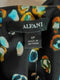 New ALFANI Women's Short-Sleeves Sheath Dress Black Scoop Neck Printed Size 0P