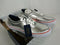 Polo Ralph Lauren Men's Sneakers Metallic THORTON III Silver Shoes Size 11.5 D - evorr.com
