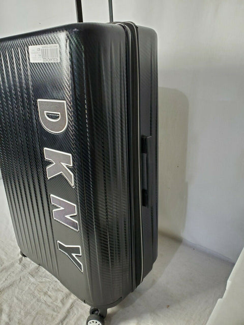 DKNY Blaze 28" Hard Shell Spinner Black Suitcase Luggage Upright