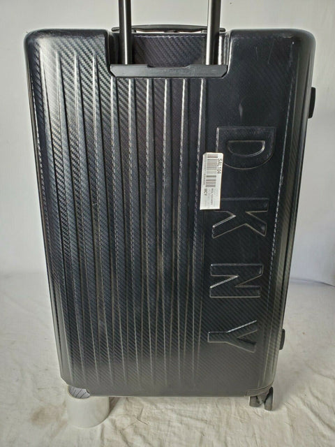 DKNY Blaze 28" Hard Shell Spinner Black Suitcase Luggage Upright