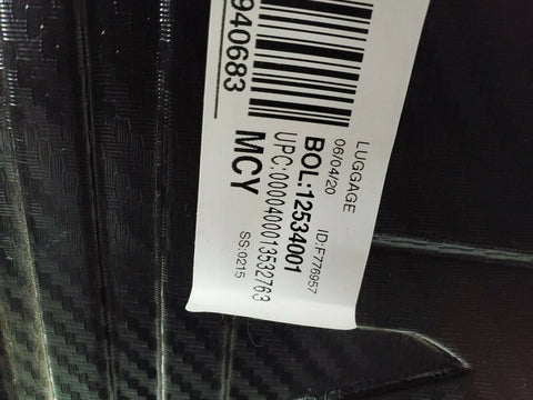 DKNY Blaze 28" Hard Shell Spinner Black Suitcase Luggage Upright