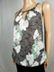 New INC CONCEPTS Women's Gray Halter Neck Blouse Top Gray Floral Size L - evorr.com
