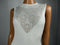 New Free People Womens Sleeveless White Pointelle Knit Body Suit Size L - evorr.com