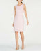 New KASPER Women's Pink Dress Sleeveless Boat Neck Dress Size Petite 14P - evorr.com