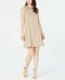 New ROYALTY Womens Sleeveless Linen Button Shirt Dress Beige Size L - evorr.com