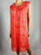 New TOMMY HILFIGER Women Sleeveless Red Paisley Dress Tassel Size Plus 2X - evorr.com