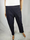 JM COLLECTION Women Black Stretch Ankle Pants Button Hem Pull On Size XL - evorr.com