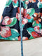 New TOMMY HILFIGER Women Sleeveless Blue Eyelet Floral Dress Fit Flare Size 2 - evorr.com