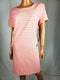 New TOMMY HILFIGER Women Short Sleeve Pocket Dress Orange Gingham Size 18 - evorr.com