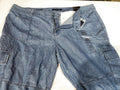 New Tommy Hilfiger Women Blue Chelsea Cargo Jeans Denim Ankle Plus 22W - evorr.com