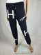 New Tommy Hilfiger Sport Women Black Pull On Jogger Pants Drawstring Size M - evorr.com