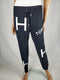 New Tommy Hilfiger Sport Women Black Pull On Jogger Pants Drawstring Size M - evorr.com